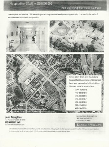 An advertisement for DMC's land sale. Photo by Gabriel J. Sanchez